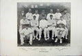 Old Antique Print 1895 Nottingham Cricket Team Photograph Mounsey Sport 19th