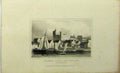 Original Old Antique Print C1848 Swansea Castle Harbour Glamorganshire Dugdales