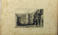 Original Old Antique Print View West Gate Canterbury Kent C1848 Dugdales 19th