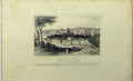 Original Old Antique Print C1848 City Bristol Somersetshire Dugdales Victorian