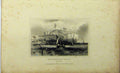 Old Antique Print Scarborough Castle Yorkshire C1848 Ships Sea Dugdales 19th