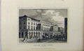 Original Old Antique Print C1848 View Italian Opera House London Dugdales 19th