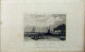 Original Old Antique Print View Newstead Abbey C1848 Nottinghamshire Lord Byron