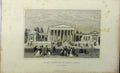Original Old Antique Print View Great Thornton St Chapel Hull C1848 Yorkshire
