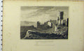 Original Old Antique Print C1848 View Aberystwith Castle Cardiganshire Dugdales