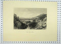 Original Old Antique Print C1865 Puy De Dome France Mountain View Bentley 19th
