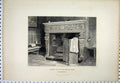 Original Old Antique Print C1880 Chimney Piece Baptists Head Clerkenwell 19th