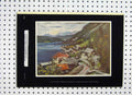 Original Old Vintage Print 1927 Berlin Germany Country Mountains Lake Colour