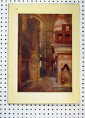 Original Old Antique Print Colour Interior Cathedral George Price Boyce