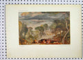 Original Old Antique Print Country Scene Water Colour Arthur Samuel Turner