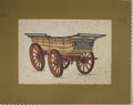 Original Old Antique Print Colour C1895 Taylor Wagon East Herefordshire 19th