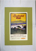 Original Old Antique Print Advert British Railways Wye Valley Holiday Resort