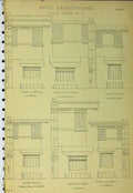 Old Antique Print C1890 Civil Architecture Doric Order Temple Juno Athens 19th