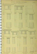Original Old Antique Print Civil Architecture C1890 Doric Order Temple Apollo
