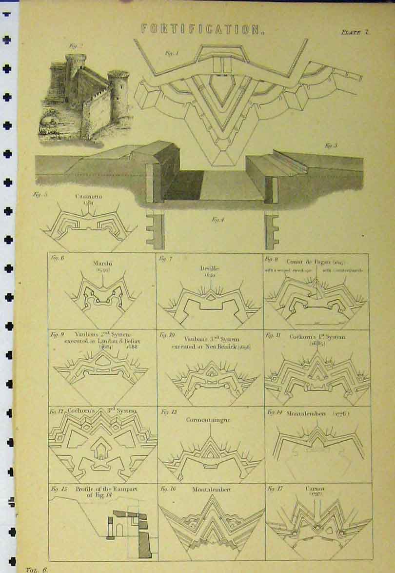Original Old Antique Print C1890 Hoar Frost Ice Leaves Log Railings Victorian