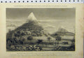 Original Old Antique Print C1890 Geographical Plants Altitude Climate Mountains