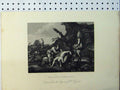 Old Antique Print Two Pages Good Samaritan Men Horse Engraving Hogarth