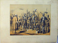 Original Old Antique Print Colour Prince Talking Conscience Siers Farlane