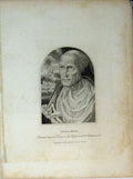 Original Old Antique Print Portrait John Kent Cadell Davies Strand