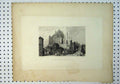 Original Old Antique Print C1864 View St Michaels Mount Normandy France 19th