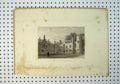 Original Old Antique Print View Gisborne Court St Peters College C1864 19th