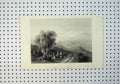 Old Antique Print C1864 View Seilum Shiloh Arabs Mountain Scene Country 19th