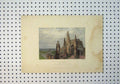 Original Old Antique Print C1864 Colour Greves Summit Mount St Michael 19th