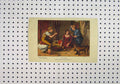 Original Old Antique Print Colour C1850 Boys Comedy Women Basket Dog Joke 19th