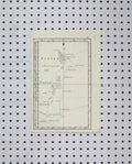 Original Old Antique Print C1880 Map Part Japan Nipon Sandown 19th