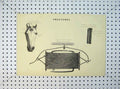 Original Old Antique Print 1816 Horse Fractures Lace Stocking Head Sling 19th