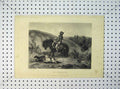 Original Old Antique Print C1865 Horse Warrener Dogs Country Scene Parr Hancock