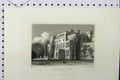 Original Old Antique Print C1869 View Harwarden Castle Cheshire England Bond