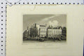 Original Old Antique Print C1869 View Battle Abbey Sussex England Bond 19th