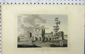 Original Old Antique Print View Upnor Castle Kent England 1783 Bonnor 18th