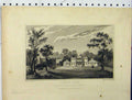 Original Old Antique Print View Tixhall Hall Thomas Aston Constable Wrighton