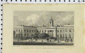 Original Old Antique Print 1828 View Assylum Female Orphans Westminster London