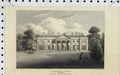 Original Old Antique Print 1814 View Castle Hill Lodge Middlesex Duke Kent Pye