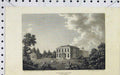 Original Old Antique Print 1806 Viw Gilead House Lancashire Dr Solomon Angus