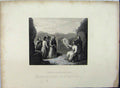 Old Antique Print Jesus Christ Disciples 1761 Hogarth Engraving Village