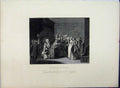Original Old Antique Print Swearing Child 1761 Hogarth Celebration Engraving