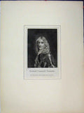 Original Old Antique Print Richard Cromwell Protector 1780 Godfrey 18th Century