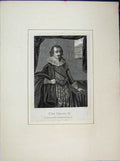 Original Old Antique Print Portrait St John Oglander 1781 Cloaks 18th Century