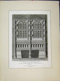 Old Antique Print Countess Salisbury Chantry 1811 Priory Church Hampshire 19th