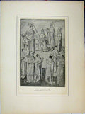 Original Old Antique Print Holy Men Eminent Wykehamists Warden Chandler'S