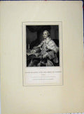 Old Antique Print Portrait William Fitz-Maurice Petty Marquis Landsdowne