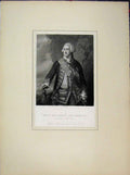 Original Old Antique Print 1807 Portrait Queen Elizabeth Bodlien Library Oxford