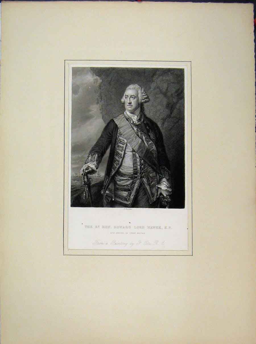 Original Old Antique Print 1807 Portrait Queen Elizabeth Bodlien Library Oxford