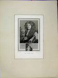 Original Old Antique Print Portrait Cromwell 1791 Henry Viii Schiavonelli 18th