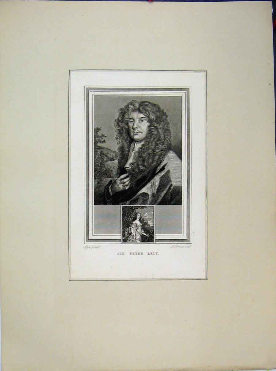 Original Old Antique Print Portrait Cromwell 1791 Henry Viii Schiavonelli 18th