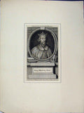 Old Antique Print Portrait King Alfred Great Engraving Universal Magazine